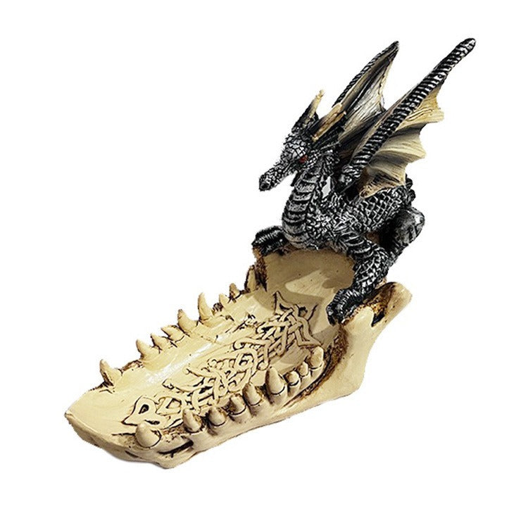 Introducing the Creative Dragon Tooth Resin Boat - a stunning visual representation of your love for adventure and the mystical. Crafted with precision and intricate details, this boat is a perfect addition to any home décor. Made with high-quality resin, it is durable and long-lasting. Step aboard and let your imagination sail away.