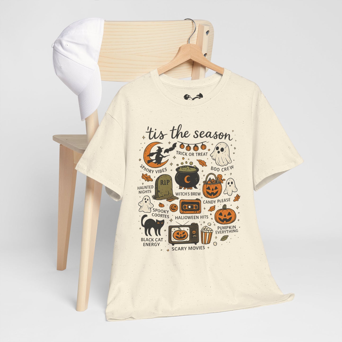 'Tis the Season Halloween Comfortable Cotton T-Shirt