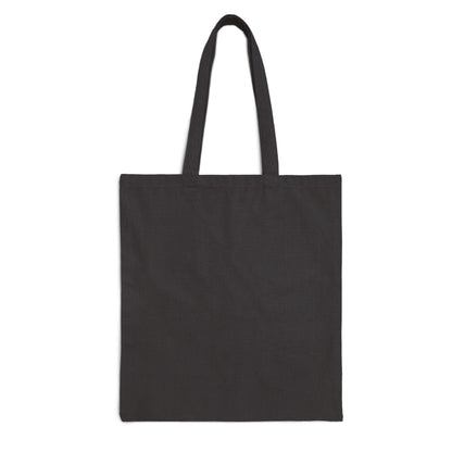 Black tote bag on a white background