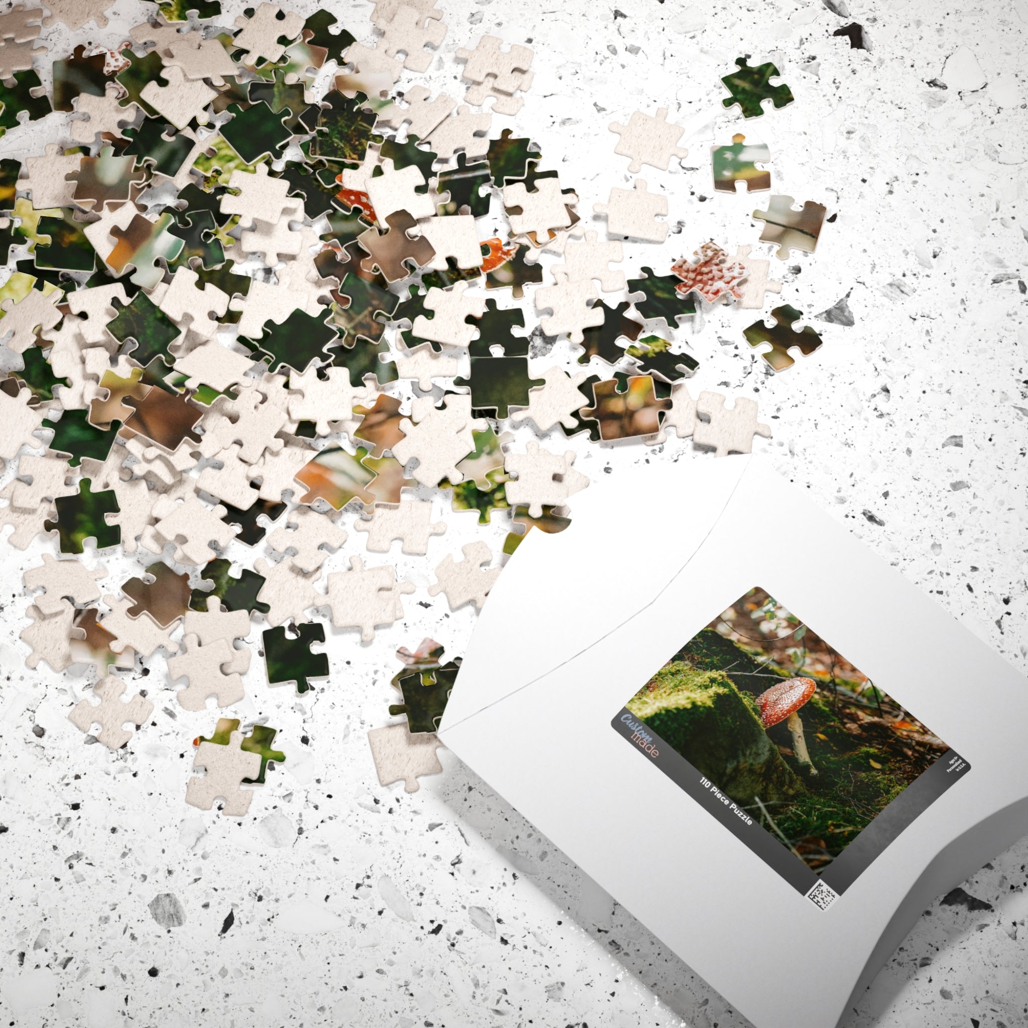 Beautiful Single Mushroom Puzzle - 110 to 1014 Pieces