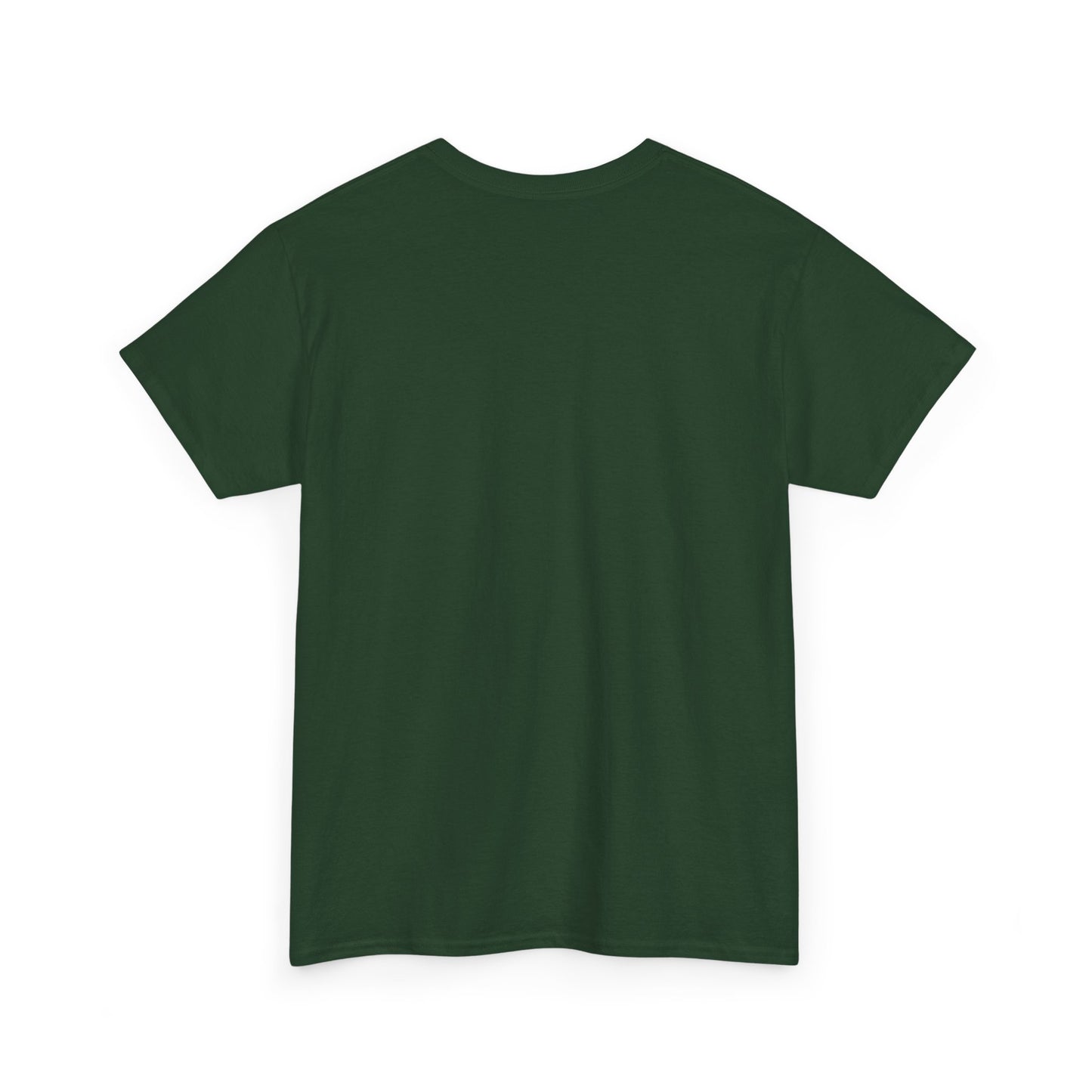 Green t-shirt on a white background