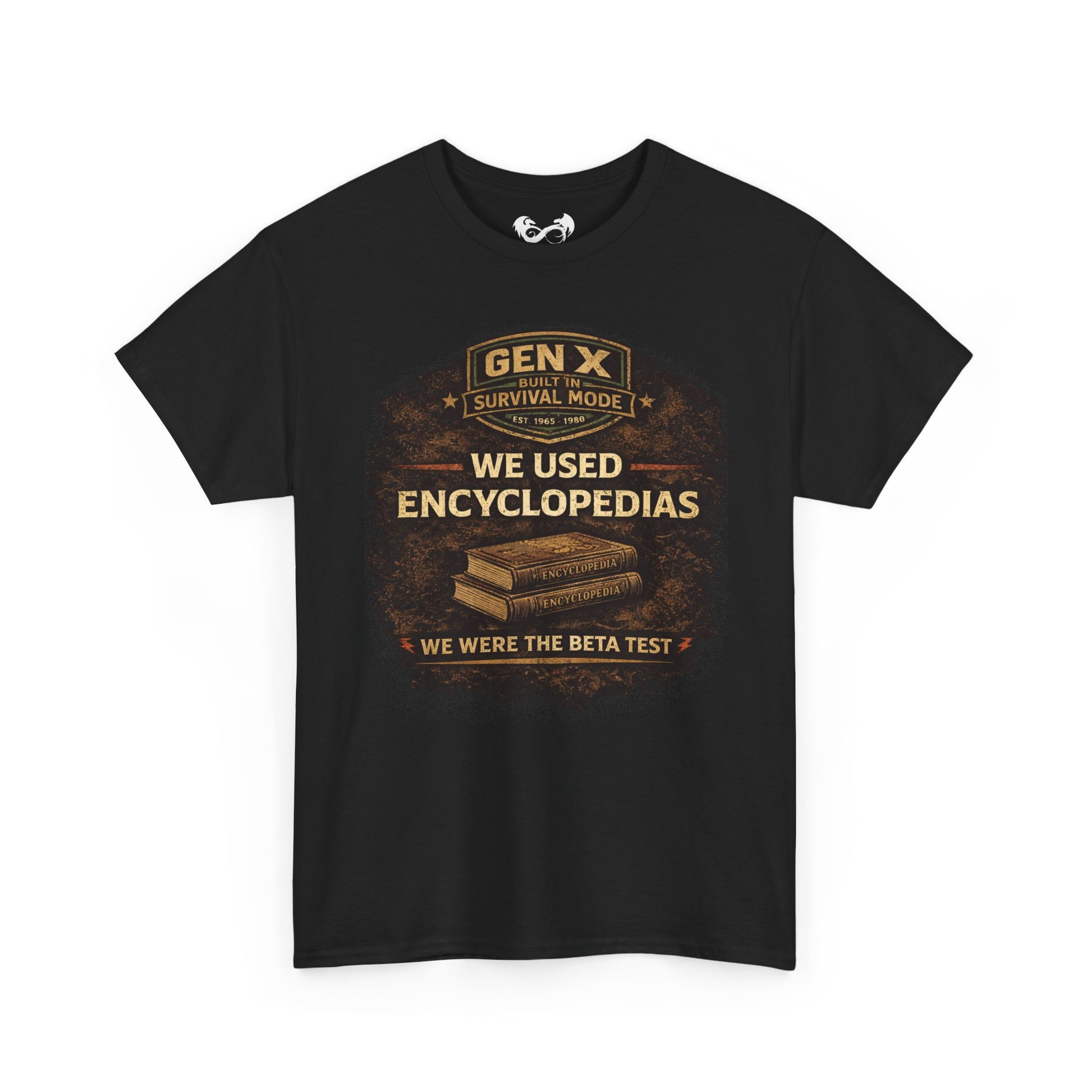 Gen X Survivor We Used Encyclopedias Comfortable Cotton T-Shirt