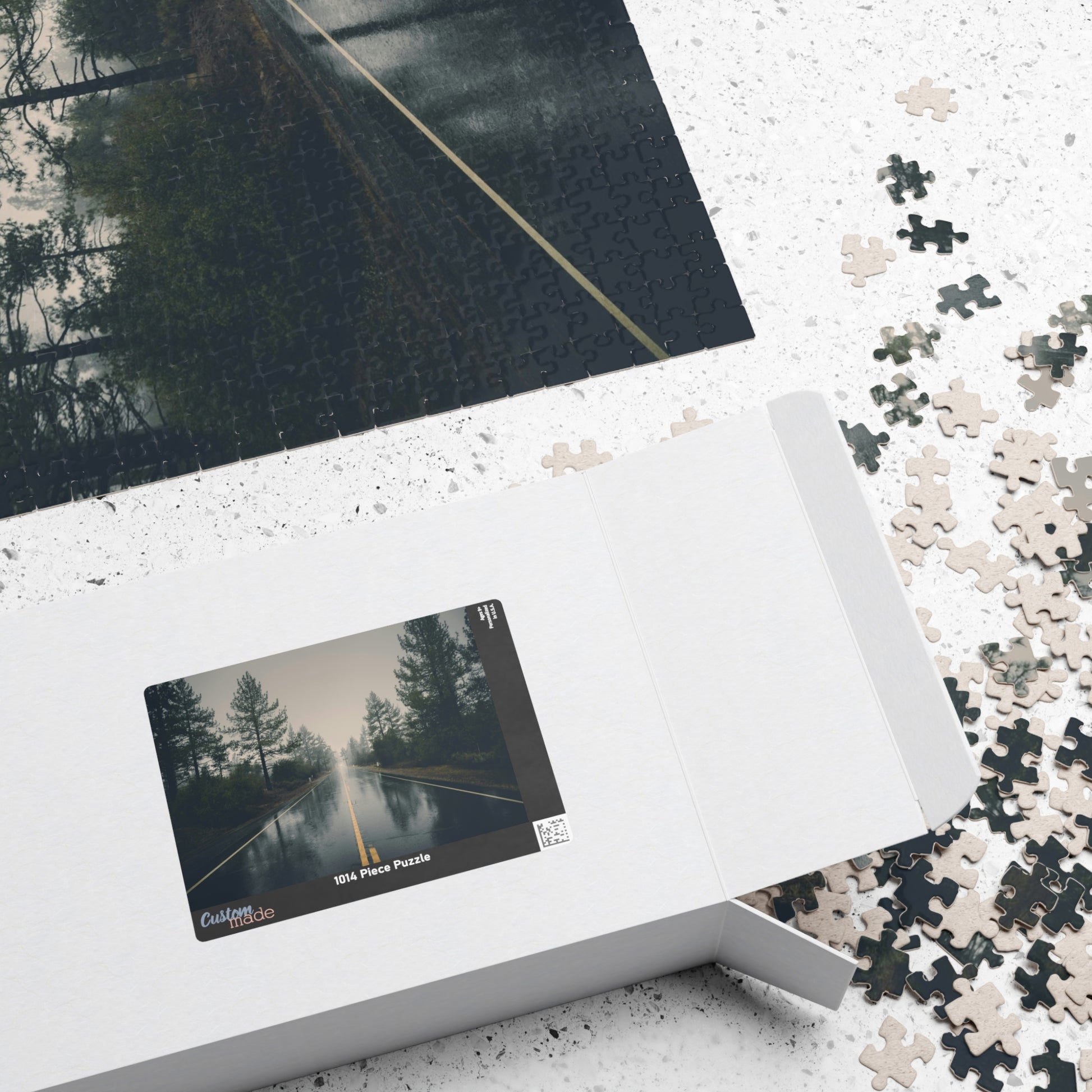 Embark on an adventurous journey with our Misty Rainy Road Trip Puzzle! With 110 to 1014 pieces, this challenging puzzle will keep you on the edge of your seat as you piece together a beautiful highway scene in the midst of a storm. Unleash your inner risk-taker and conquer this puzzle today!