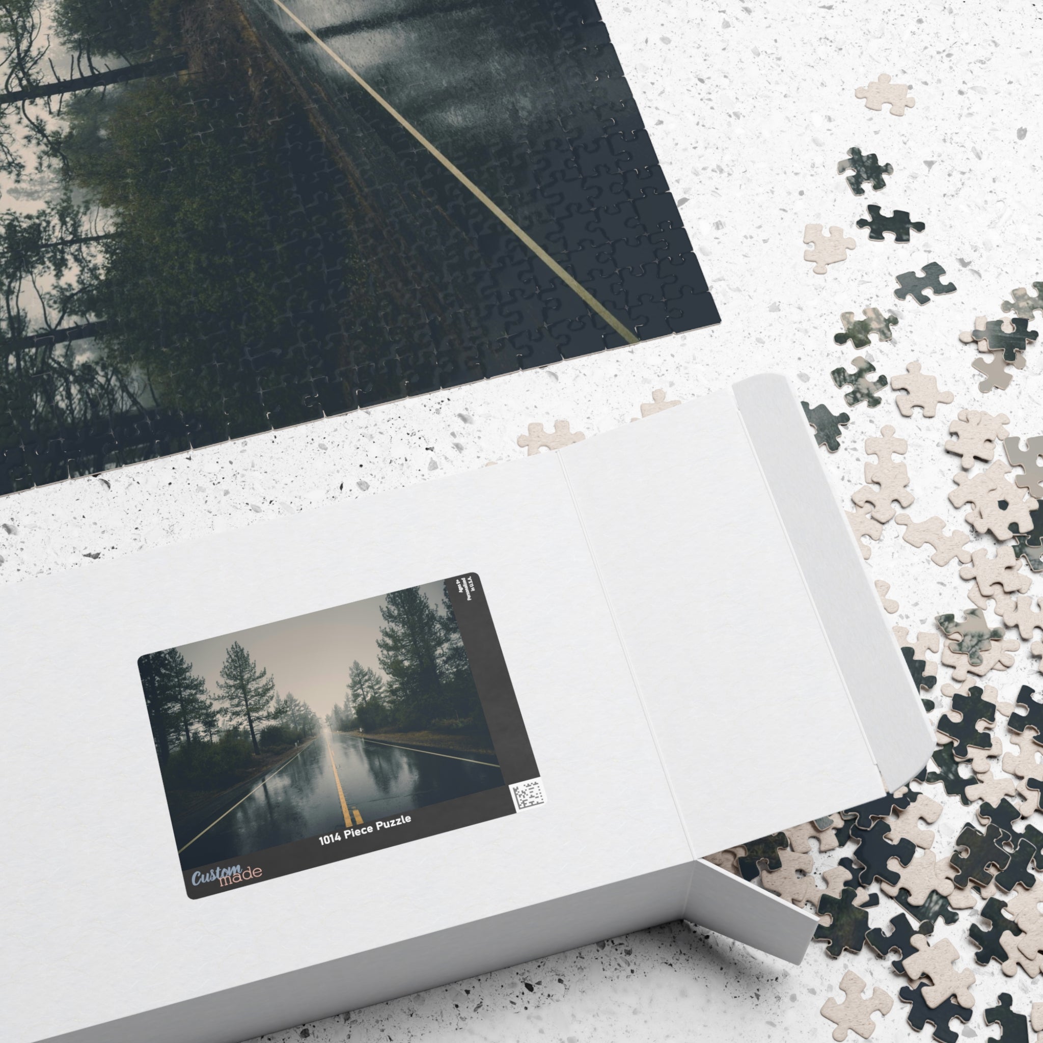 Embark on an adventurous journey with our Misty Rainy Road Trip Puzzle! With 110 to 1014 pieces, this challenging puzzle will keep you on the edge of your seat as you piece together a beautiful highway scene in the midst of a storm. Unleash your inner risk-taker and conquer this puzzle today!