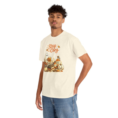 Stay Cozy Comfortable Cotton Halloween T-Shirt