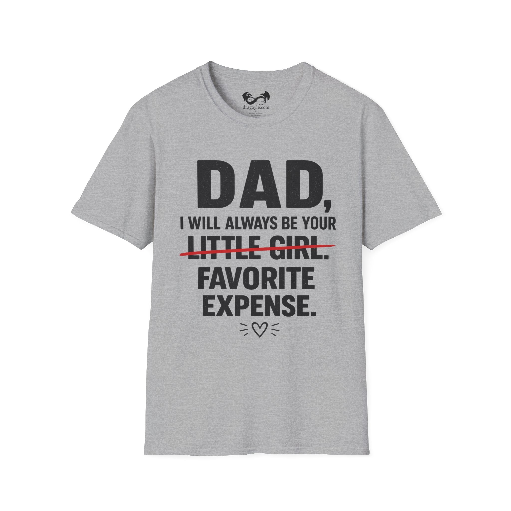 Dad's Little Girl Favorite Expense Cotton Tee