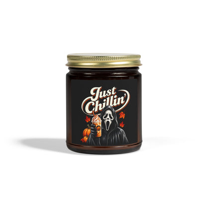 Just Chillin' Ghost Face Halloween Scented Candles (4oz/9oz)