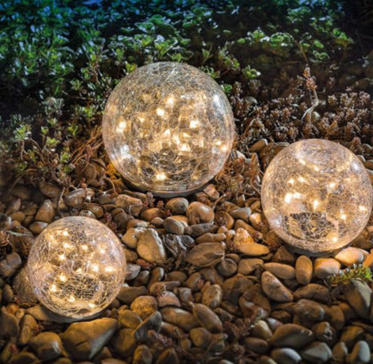 Add a touch of magic to your garden with Solar Powered LED Garden Globes! These beautiful globes are powered by solar energy, making them energy-efficient and environmentally friendly. With vibrant LED lights, they'll illuminate your garden at night, creating a stunning and enchanting atmosphere. 
