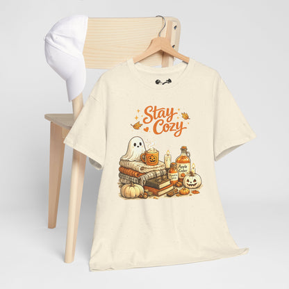 Stay Cozy Comfortable Cotton Halloween T-Shirt