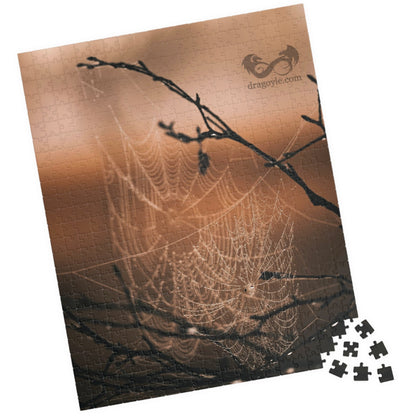 Conquer your fears and embrace the thrill of the unknown with our Spooky Spiderweb Puzzle! With 110 to 1014 pieces, this puzzle will challenge and excite your mind while you piece together a chilling spiderweb.