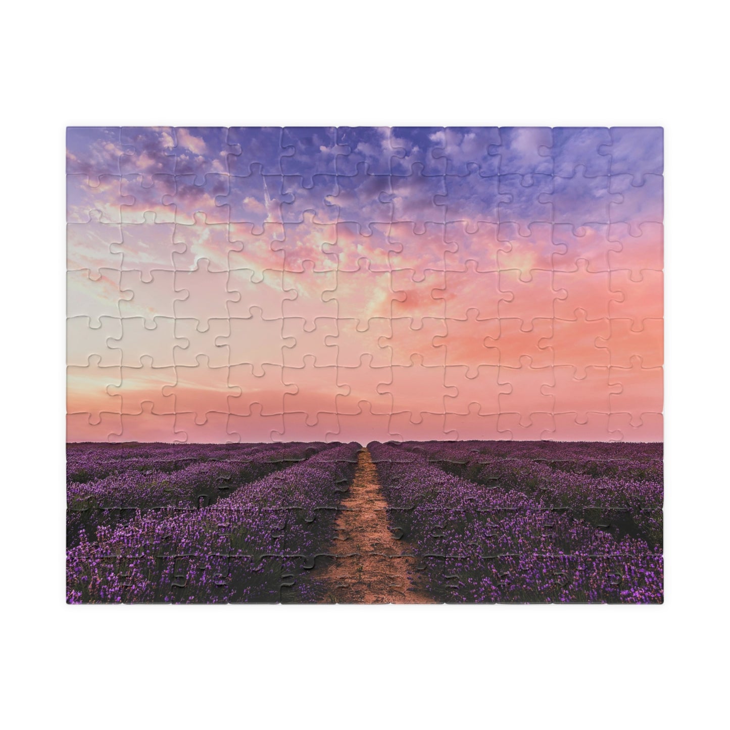 Lavender Garden Sunset Puzzle - 110 to 1014 Pieces