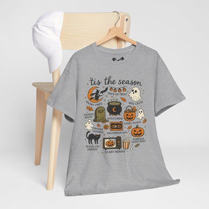 'Tis the Season Halloween Comfortable Cotton T-Shirt