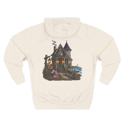 Old Victorian Practical Magic Cottage Pullover Hoodie