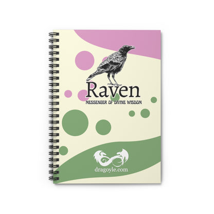 Raven Divine Wisdom Spiral Journal