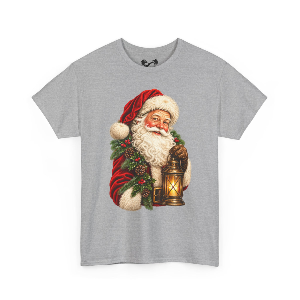 Vintage Style Santa Claus Comfortable Cotton T-Shirt