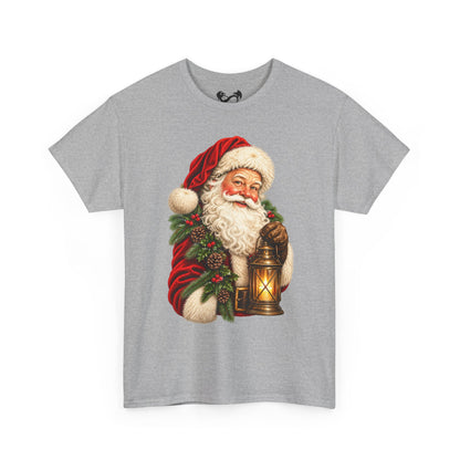 Vintage Style Santa Claus Comfortable Cotton T-Shirt