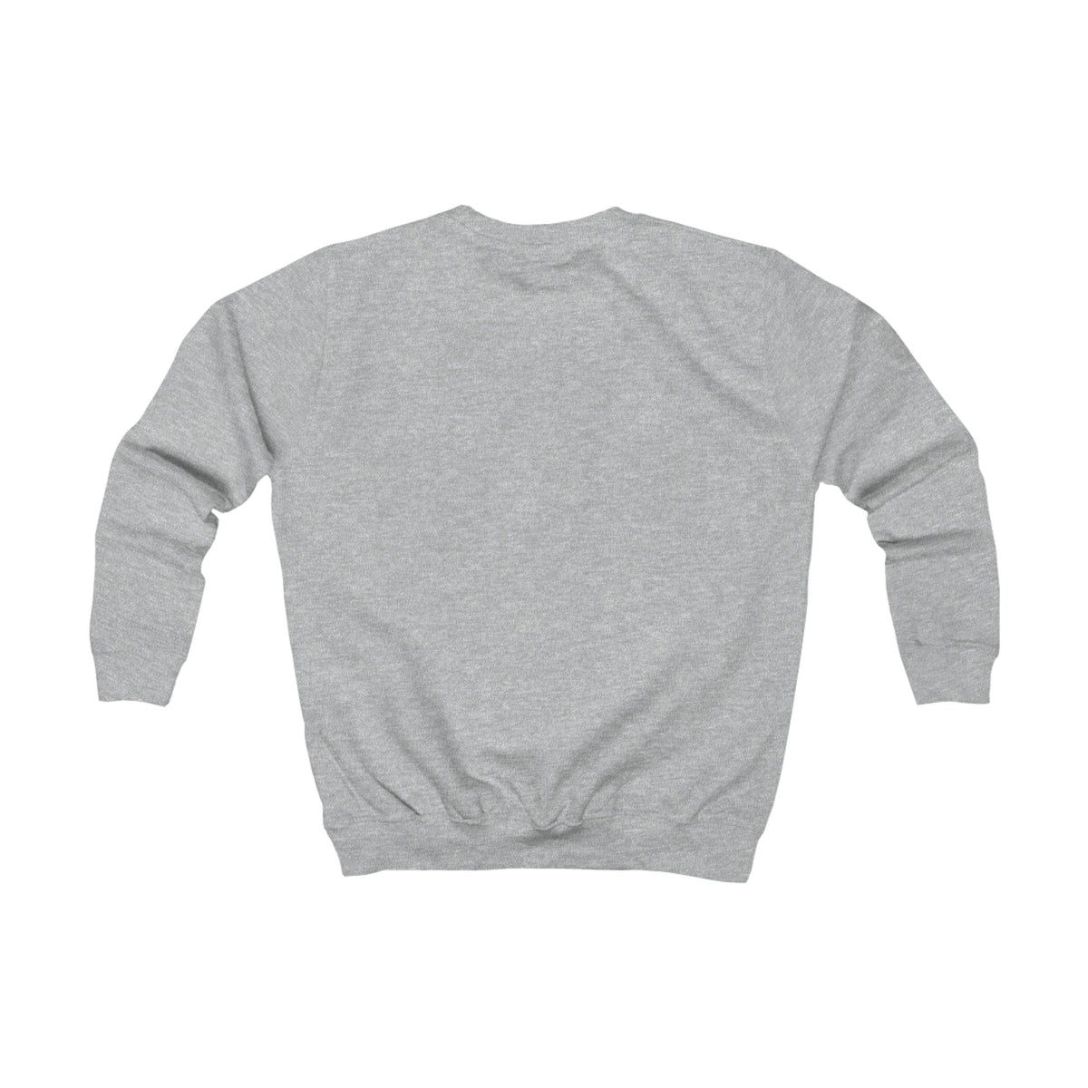 Gray sweatshirt on a white background