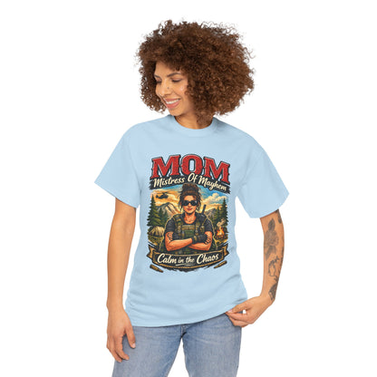 M.O.M. Mistress of Mayhem Outside Comfortable Cotton T-Shirt