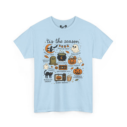 'Tis the Season Halloween Comfortable Cotton T-Shirt