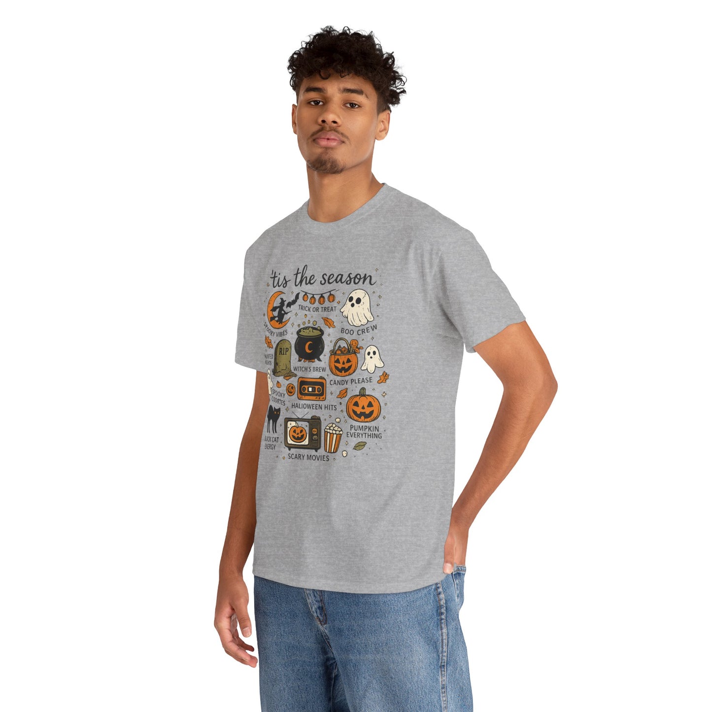 'Tis the Season Halloween Comfortable Cotton T-Shirt