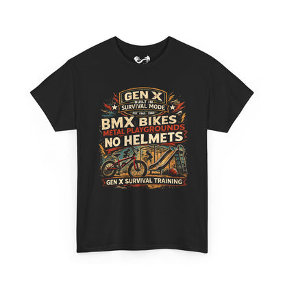 Gen X Survivor No Helmets Comfortable Cotton T-Shirt