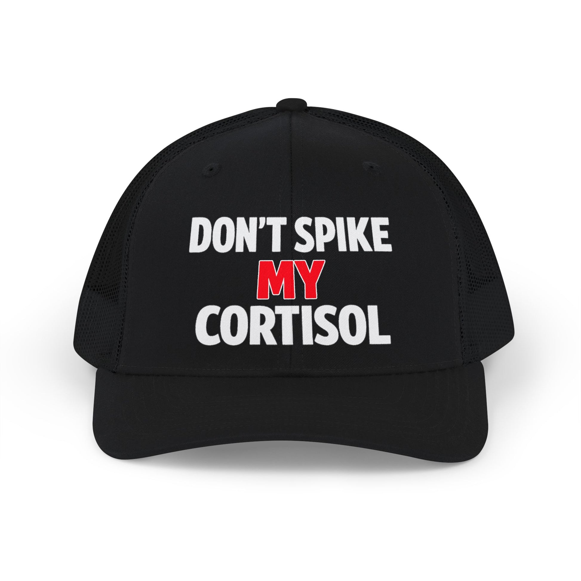 Adjustable "Don’t Spike My Cortisol" Snapback Pre-curved Cap