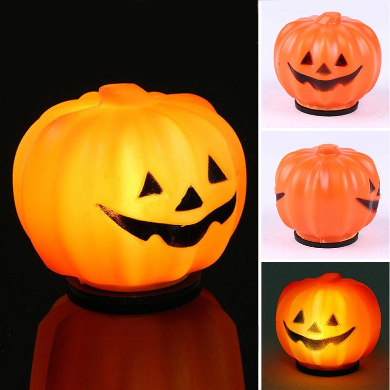 2 PCS Halloween Festival Soft Light Pumpkin Lantern