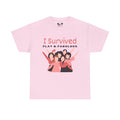 Be proud of your mastectomy journey with our "I Survived Flat &amp; Fabulous" tee. Made with heavy cotton, it's comfortable and durable for everyday wear. Show off your strength and celebrate your unique body. Choose confidence and comfort, with our original designed tee.