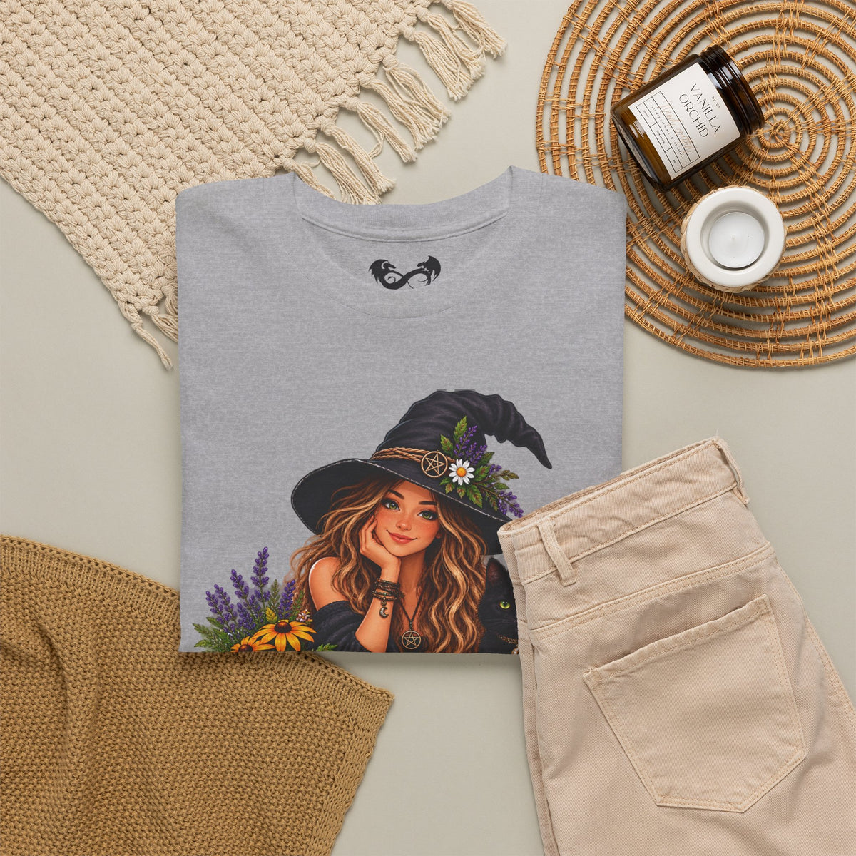 The Wild Witch Garden Halloween Cotton T-Shirt
