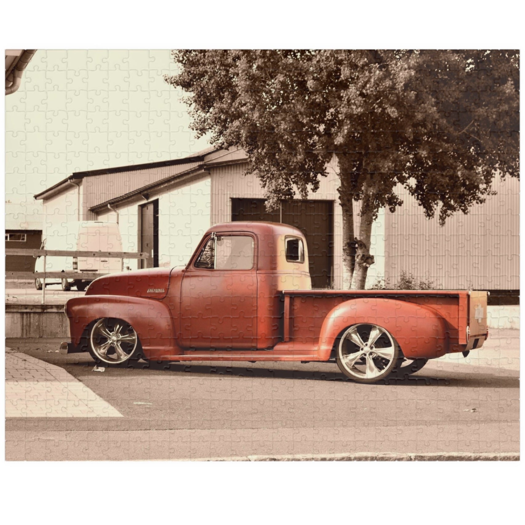 Experience nostalgia and challenge your mind with our Classic Chevrolet Truck Puzzle. With 110 to 1014 pieces, this timeless puzzle features a stunning image of a classic Chevrolet truck. Perfect for puzzle enthusiasts and car lovers alike, it makes a great addition to any puzzle collection.