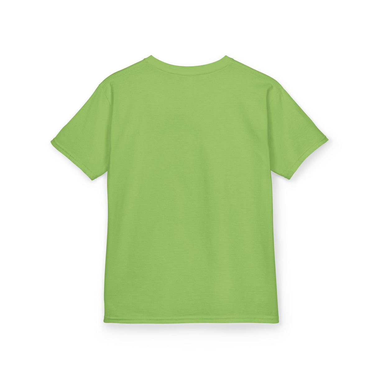 Green t-shirt on a white background