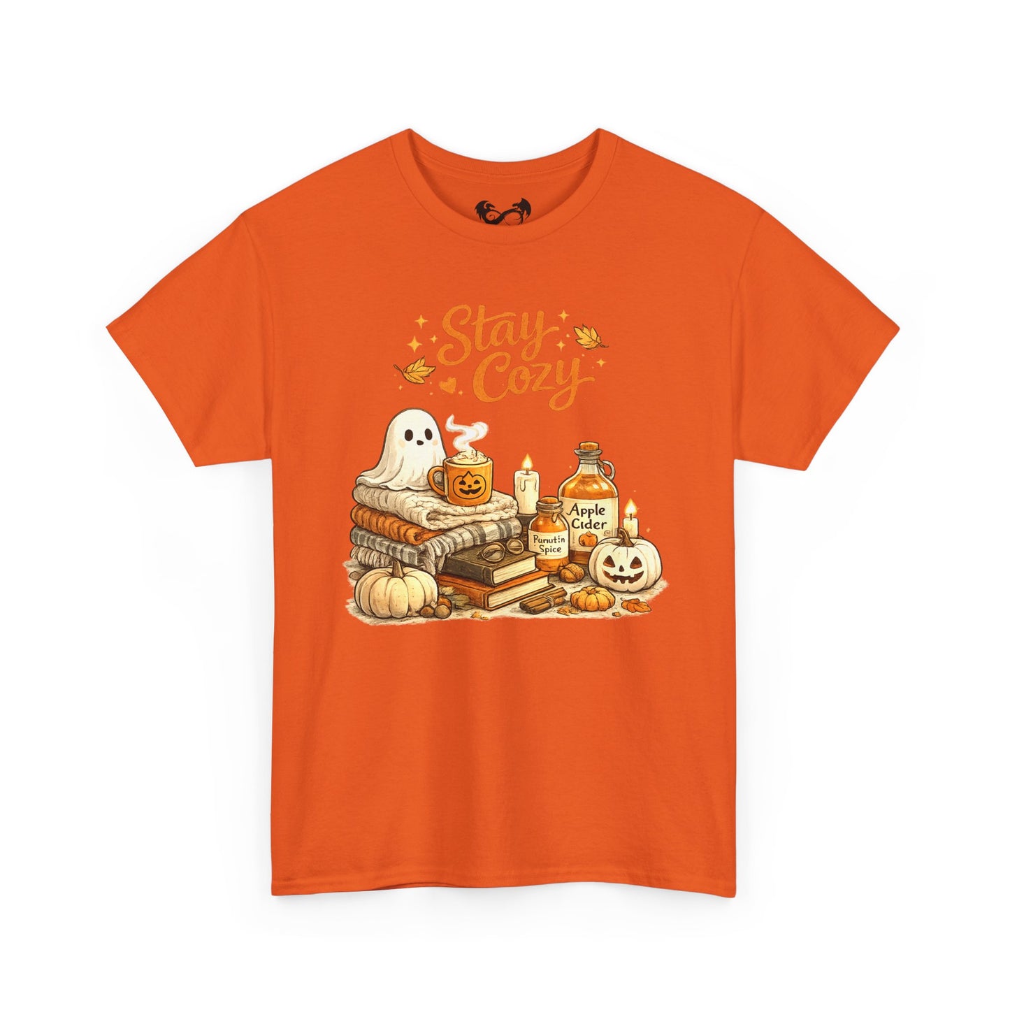 Stay Cozy Comfortable Cotton Halloween T-Shirt