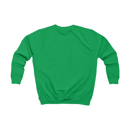Green sweatshirt on a white background