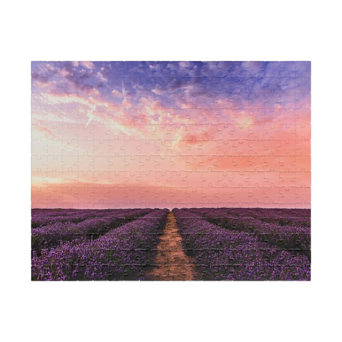 Lavender Garden Sunset Puzzle - 110 to 1014 Pieces