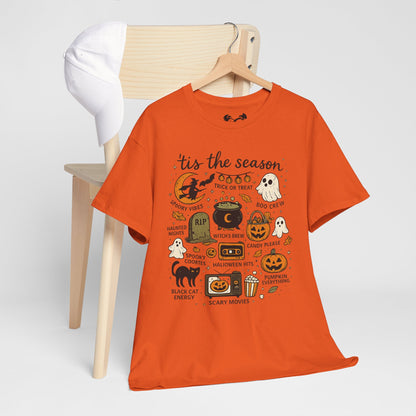 'Tis the Season Halloween Comfortable Cotton T-Shirt