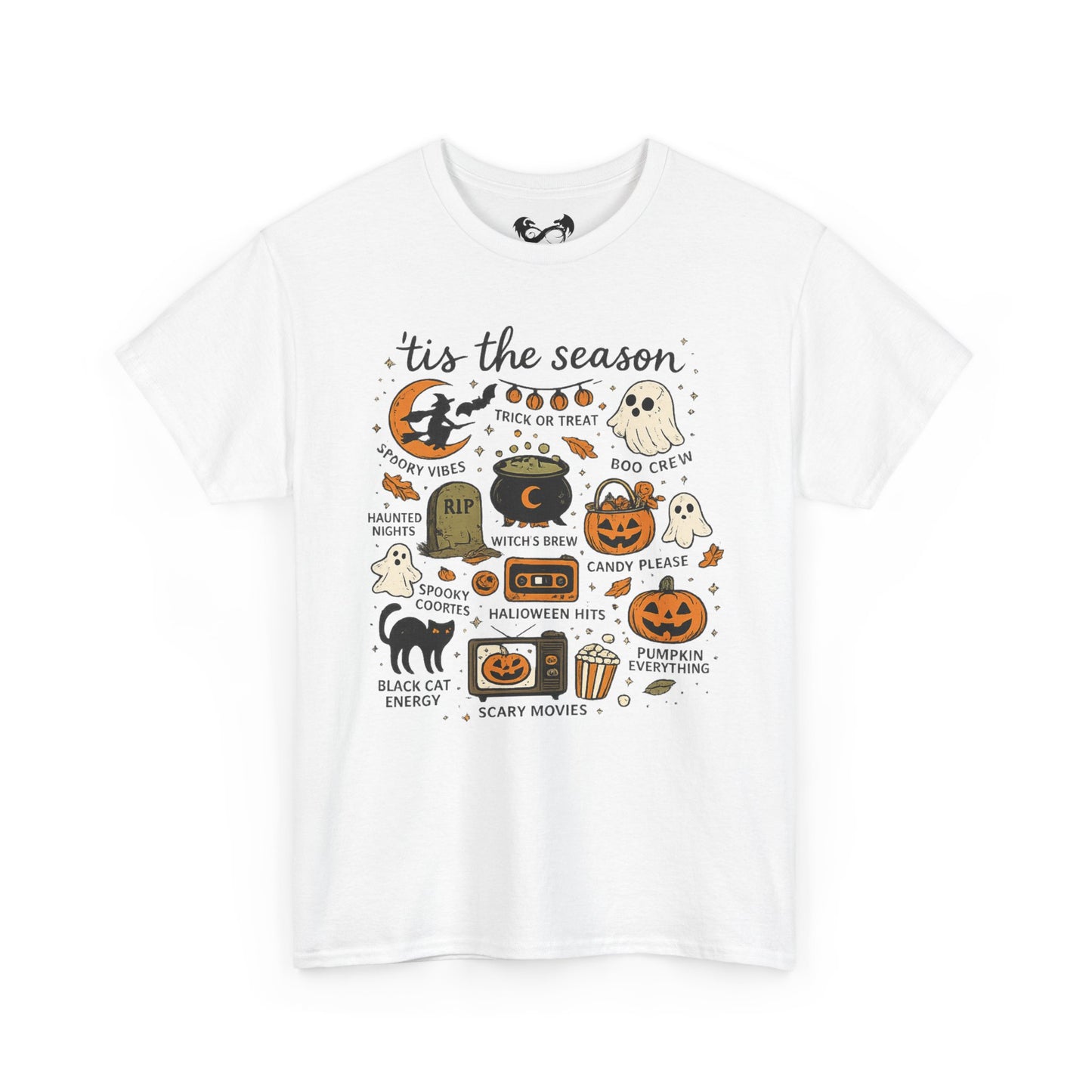 'Tis the Season Halloween Comfortable Cotton T-Shirt