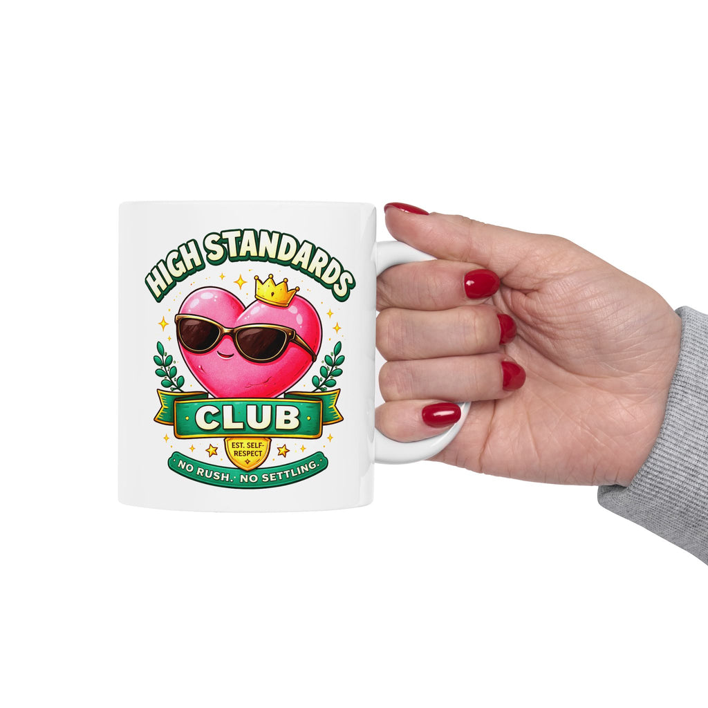 High Standards Singles Club 11oz Coffee Lover Mug