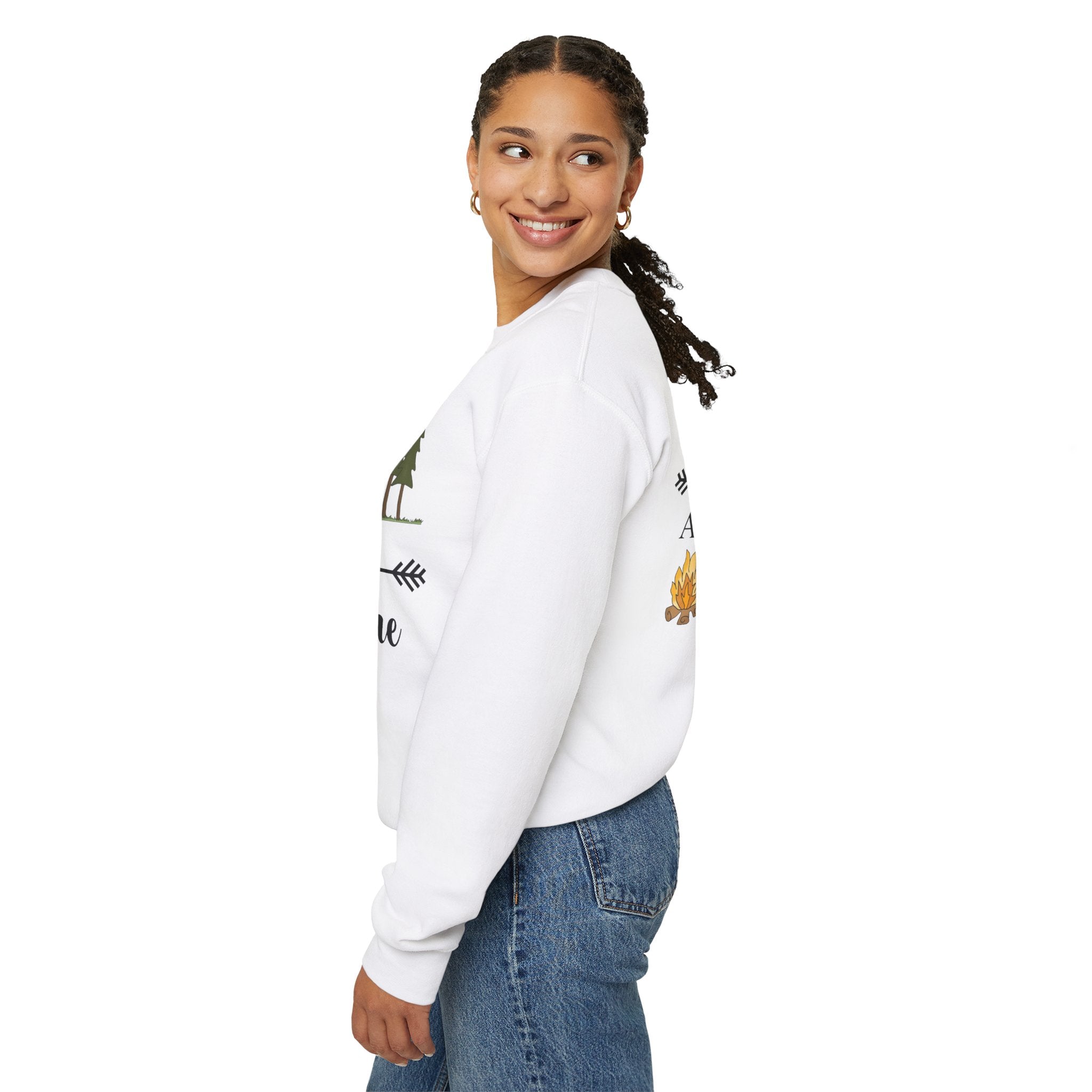 Life is Better Around the Campfire - Unisex Heavy Blend™ Crewneck Sweatshirt