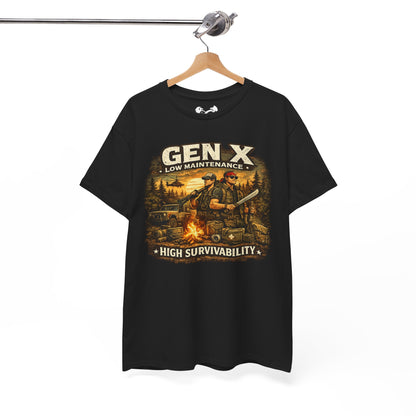 Gen X Low Maintenance High Survivability Cotton T-Shirt