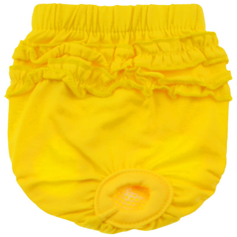 Keep your pup comfortable and mess-free with Dog Menstruation Sanitary Pants. These soft, durable pants help prevent irritation and messes associated with heat, pregnancy, and menstrual cycles. 