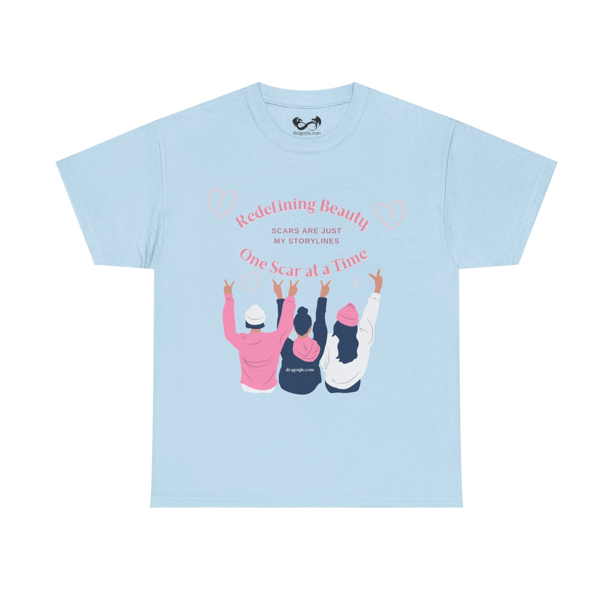 One Scar At A Time Heavy Cotton Tee