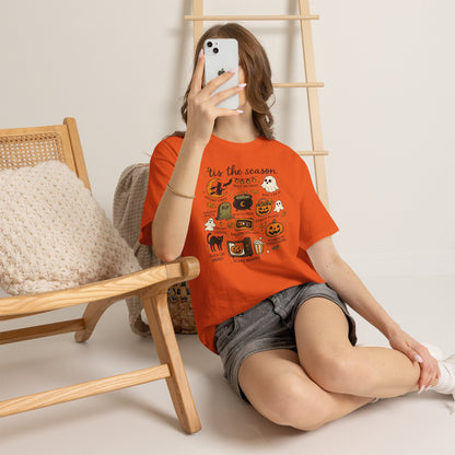'Tis the Season Halloween Comfortable Cotton T-Shirt