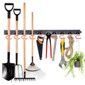 Organize your workspace with the Heavy Duty Wall Mount Tool Organizer And 5 Hooks. This durable organizer securely holds your tools, freeing up space and making them easy to access. With 5 hooks included, you can efficiently store multiple tools in one convenient location.