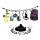amping Storage Lanyard Clothesline. With 27 rope-covered metal clips, you can easily and securely attach items like towels, hats, gloves and more while camping or outdoors. 