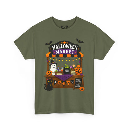 Halloween Market Comfortable Cotton T-Shirt