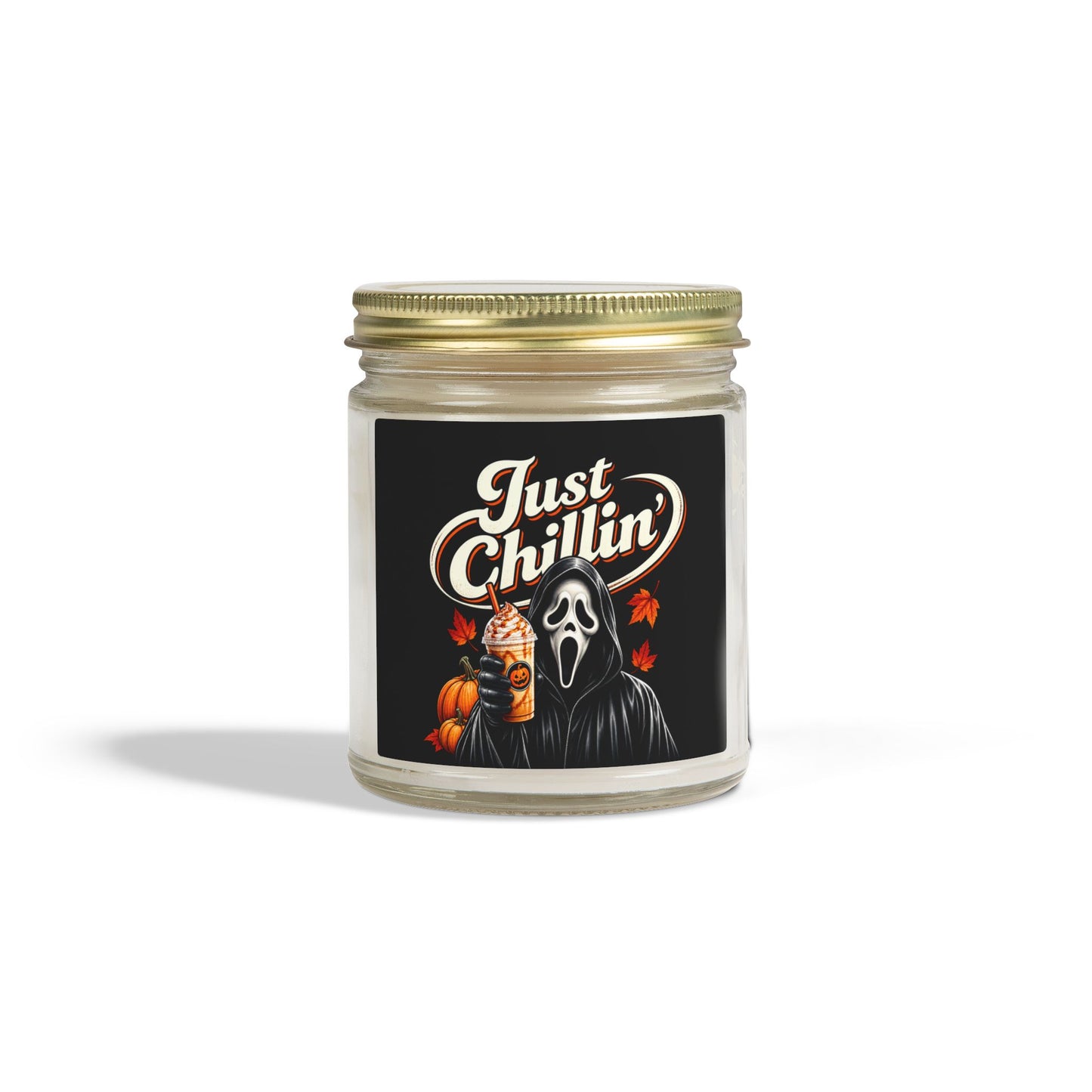 Just Chillin' Ghost Face Halloween Scented Candles (4oz/9oz)