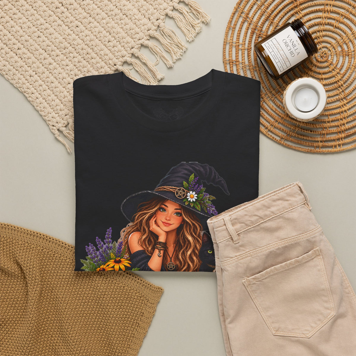The Wild Witch Garden Halloween Cotton T-Shirt