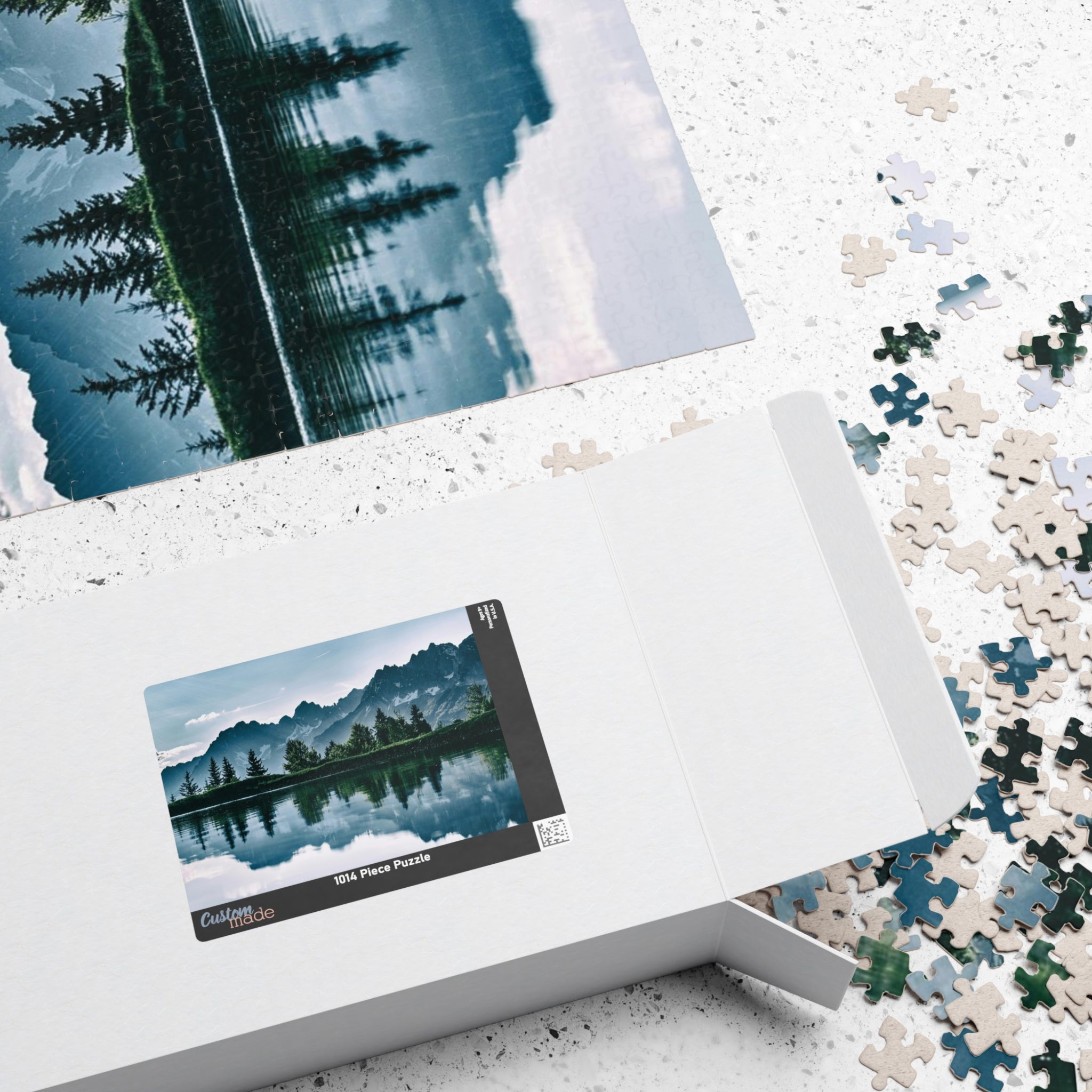 Unleash your inner artist with our Island of Trees Puzzle. This high-quality jigsaw puzzle, available in 110 to 1014 pieces, depicts a tranquil island surrounded by a lush forest. Take a break from the hustle and bustle of daily life and immerse yourself in the beauty of nature with this luxurious and exclusive puzzle.