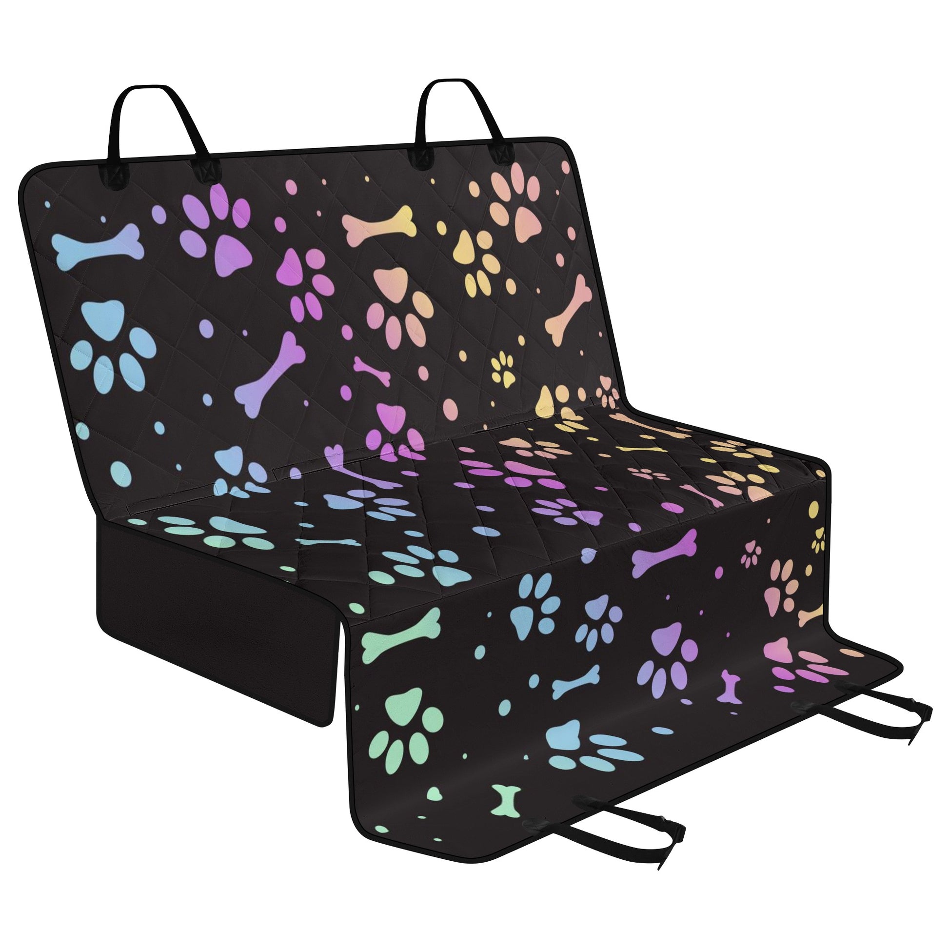 Travel in style with your furry best friend with our Colorful Car Dog Seat Covers! These seat covers will keep the backseat clean and dog hair-free, so you won't have any doggone worries as you hit the road.