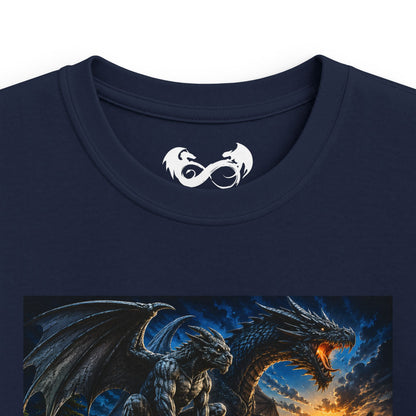 Kids Dragon Gargoyle Tee — "Dragoyle" Fantasy Graphic Shirt